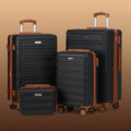 AAIVV 4-Piece Expandable Luggage Set - Durable Hardshell Suitcases with Double Spinner Wheels & TSA Lock (13/20/26/28In) -